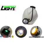 IP68 208lum 15000lux Semi Corded Led Miners Cap Lamp for sale