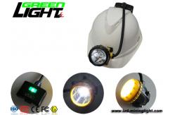China IP68 208lum 15000lux Semi Corded Led Miners Cap Lamp supplier