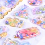Children'S Toys 3D Shining Colorful Crystal Rocking Sealed Stickers Kindergarten Award Stickers for sale