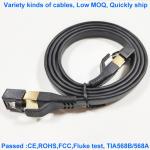 Copper Conductor Cat7 SFTP Cable 26awg PVC Jacket OD 6.0mm RJ45 for sale