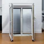 Weather Proof PVC Casement Windows Manual  EPDM Seal  Flush Windows Upvc