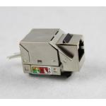 90 Degree Cat6 Cat5e Keystone Jack Rj45 Stp Shielded In Metallic Color for sale