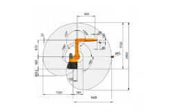 China Kuka Robot Arm KR10 R1420 With CNGBS Positioner As Welding Workstation supplier
