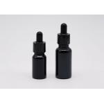 Custom Empty 30ml Essential Oil Diffuser Bottles Black Lid