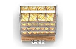 China Wood Bakery Bread Display Racks Stand Commercial Candy Store Display Cases supplier