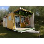 Prefab Small House On Wheels For Family Travel And Simple Living for sale