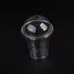 100% Biodegradable PLA Cups Eco Friendly Clear Milk Tea Jelly Cups With Lids for sale