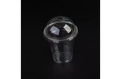 China 100% Biodegradable PLA Cups Eco Friendly Clear Milk Tea Jelly Cups With Lids supplier