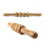 Wooden Anti Cellulite Massage Roller Ball Stick Health Therapy for sale