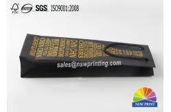 China PP Rope Handle Black Cardboard Global Trade Wine Custom Paper Bag supplier