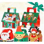 Gravure Printing Christmas Cardboard Gift Boxes 12*10cm Christmas Ornament Box for sale