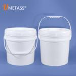 Food Grade Storage 15L 4 Gallon Plastic Bucket with Square Shape and Flat Spout Lid for sale