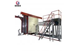 China Fabricated Structure 7000L Shuttle Type Rotomoulding Machine supplier