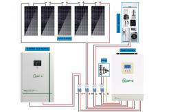 China 3kva 5kva Hybrid Solar Panel Power System With Battery MSDS supplier