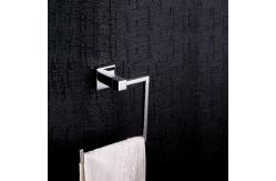 China Matte Black Wall Mount Towel Ring Paper Roll Bathroom Tissue Holder supplier
