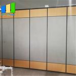 India Folding High Partition Banquet Hall Wooden Acoustic Room Divider For Studio for sale