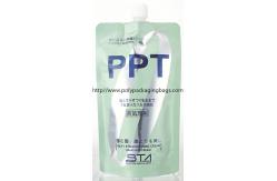 China 16 Oz Stand Up Pouch With Spout / Plastic Water Bag With Carabiner supplier