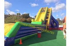 China slide mat bounce giant inflatable slide supplier