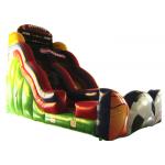 Exciting Inflatable commercial dry slide football sport games themed inflatable standard slide for sale