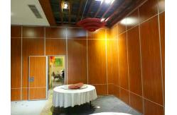 China Sliding Aluminium Roller Track Acoustic Partition Wall For Muti - Function Hall supplier