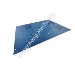 Deep Blue Aluminum Sheet Metal Working Parts Customized Processing for sale