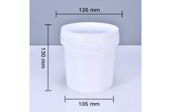 China 1L Capacity Plastic Bucket Made of Impact Resistant PP Material with Airtight Seal supplier