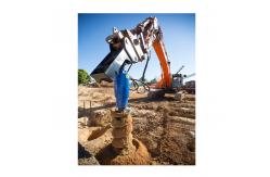 China Customized Model Post Hole Digger Machine Earth Auger Drill For Excavator supplier