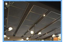 China Copper Expanded Metal Mesh , Architectural Sheet Metal Mesh Screen Anti - Slip Surface supplier
