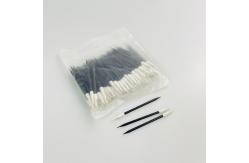 China 67mm Sharp Foam Swabs Spiral Sponge Stick Precision Detailing Clean supplier