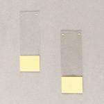 Glass CE ISO Microscope Slides Cover Slips Lab Use Yellow Frosted Edge