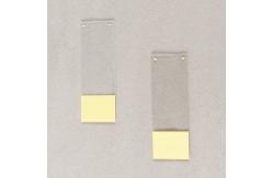 China Glass CE ISO Microscope Slides Cover Slips Lab Use Yellow Frosted Edge supplier