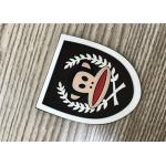 Professional Customized  Microfiber Rubber Logo Patch For Clothes And Bags Etc