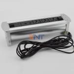 Desk Pop Up Multimedia Connector With 3* Universal Plug / 1*USB Configuration