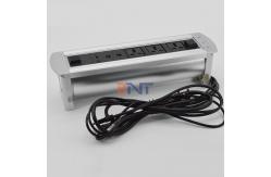 China Desk Pop Up Multimedia Connector With 3* Universal Plug / 1*USB Configuration supplier