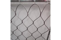 China SS304 7*7 Flexible Cable Wire Mesh Netting For Zoo Fencing supplier