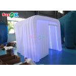 Inflatable Club Portable 360 Lighted Photo Booth Enclosure Inflatable Cube Backdrop