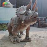 Realistic Life Size Animatronic Dinosaur Trceratops Jurassic For Amusement Park for sale