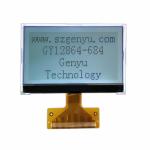 2.72 Inch 128x64 LCD COG Display Graphic FSTN Screen Positive White Backlight 36PIN FPC for sale