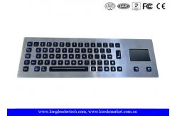 China Dust-Proof Illuminated Metal Keyboard Silver With 65 LED Individually-Lit Keys supplier