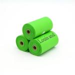 Biodegradable Compostable Poo Bags For Dog Waste Green OEM for sale
