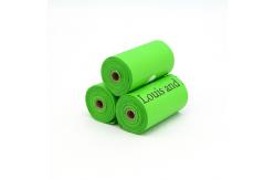 China Biodegradable Compostable Poo Bags For Dog Waste Green OEM supplier