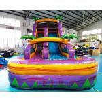 Playground Bounce House Inflatable Water Slide With Pool