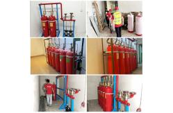 China Gas Hfc 227ea Fire Extinguisher Automatic Pipe Line For Date Room supplier