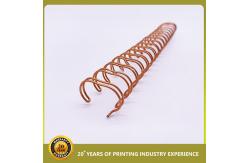 China Notebook Pantone Double Loop Wire 0.9mm Steel Calendar Binding Wires supplier