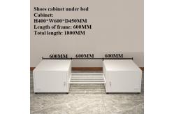 China Metal Frame Double Bed With Cabinet And Mattress cheap price good quality supplier