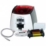 Evolis Badgy 100/200 Printer Thermal Direct Printing PVC ID Card Printer With Single Side for sale