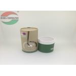 Custom Paper Box Straw Packaging / Matt Lamination Cardboard Cylinder Tubes