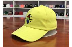China Promotional Soft Six Panel Embroidered Dad Hats Custom 56-58cm Size supplier