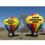 Giant ground helium inflatable advertising balloon for event promotion grand letter