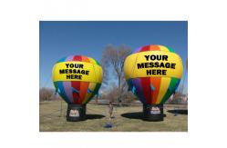 China Giant ground helium inflatable advertising balloon for event promotion grand letter supplier